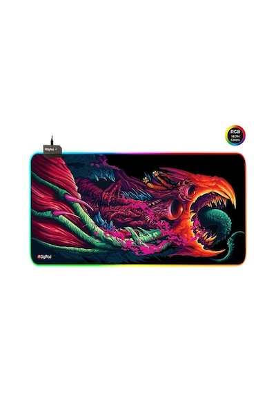 Digipod Rgb Gaming Mousepad Oyuncu Mouse Pad 90x40 Xxl Büyük Boy 4mm Kalınlık