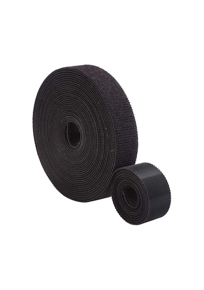Dünya Magnet 3 Metre - Sırtsırta Cırt Bant, En: 2 Cm, Siyah, Kablo Düzenleyici, Cırt Bağı, Şeri Standart