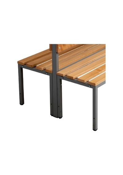 Ayakkabılıksız 6 Ayaklı Çift Taraflı Bank, 18 Kanca, 200x85x170 Cm, Spor Bankı