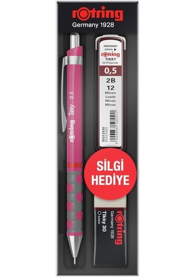 Rotring Tikky Versatil Kalem Okul Seti Rd 0.5 Mm Ahududu Pembe Çok Renkli