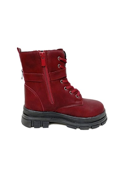 Arvento 0838f Yağlı Deri Çocuk Postal Bot Bordo