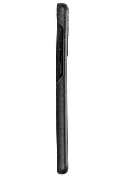 Samsung Galaxy S21 Plus Uyumlu Deri Arka Kapak Uj Rst1 Siyah Diğer
