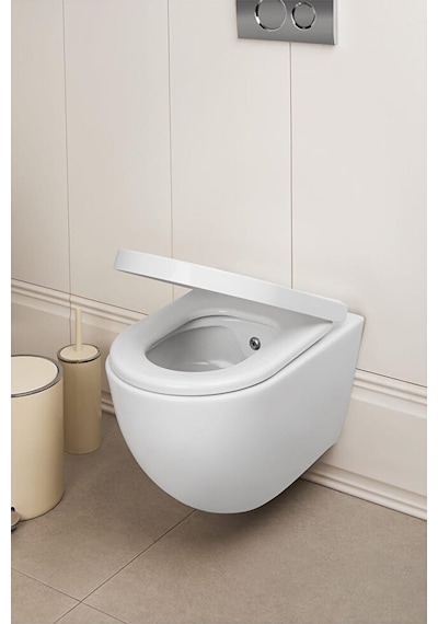 Housera Duroplast D Model Klozet Kapağı Beyaz
