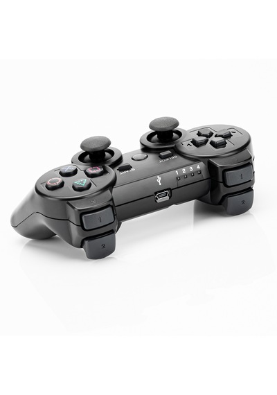 Double Titreşimli Ps3 Wireless Oyun Kolu Uyumlu Kablosuz Analog Gamepad Joystick Oyun Kolu