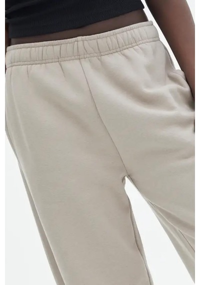 Madmext Bej Wide Leg Basic Eşofman Altı Mg1916-bej Bej