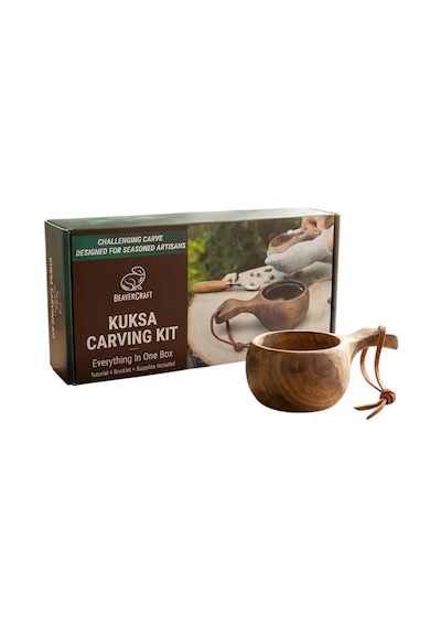 Beavercraft Dıy07 Ceviz Ağacından Kuksa Oyma Seti