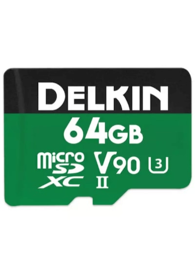 Delkin 64gb Power Uhs-ıı V90 Micro Sd Hafıza Kartı