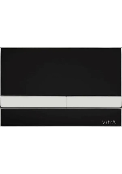 VitrA Select 740-1101 Kumanda Paneli, Siyah-krom Buton siyah