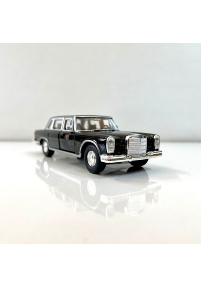 1963 Mercedes-benz 600 1/36 Ölçek Welly Diecast Metal Model Araba Oyuncak Araba Çek Bırak Araba