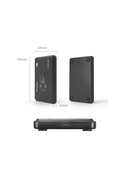 Çift Frekans 13.56mhz Ve 125khz Usb Rfid Okuyucu Dual Rfıd Manyetik Kart Anahtarlık Etiket Okuyucu