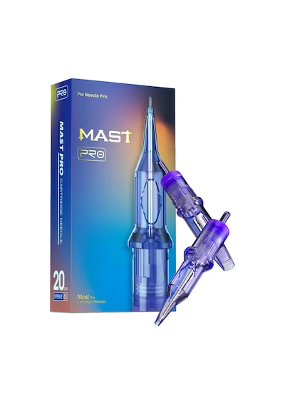 Mast Pro 1007rs 0,30 Mm Kartuş Dövme İğnesi Kutuda 20 Adet Long Taper