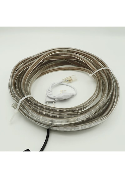 Sunlight 3 Çip Dış Mekan Şerit Led Işık Hortum 220V Fişli 6 Renk