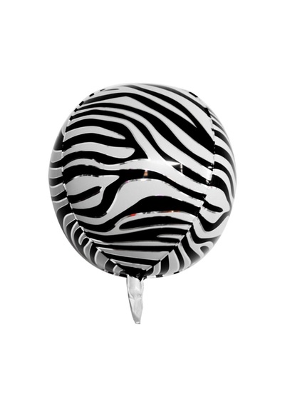 Folyo Balon Zebra Beyaz