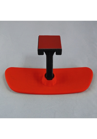Pırlanta-3 Dik Kollu Universal Dikiz Aynası 17X5 Cm Kırmızı