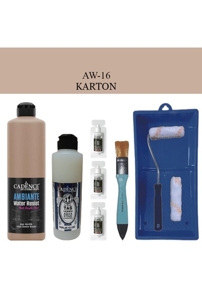 Fayans Tezgah B.-ambiente Islak Zemin Aw-16 Karton 500ml Katalizör 30gr Taş Vernik 250 Satenruloset Karton Karton Fayans Tezgah B.-ambiente Islak Zemin Aw-16 Karton 500ml Katalizör 30gr Taş Vernik 250 Satenruloset Karton Karton