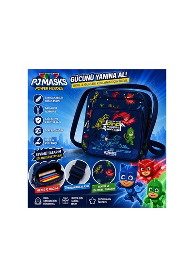 Dino Powers Beslenme Çantası Tek Bölmeli Çok Renkli