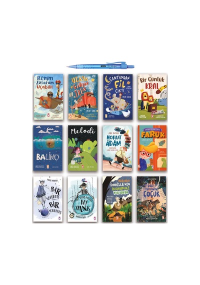 Timaş Çocuk Timaş Benim Zürafam Uçabilir Uzaya Giden Tren Melodi Balino Set 12 Kitap 2 3 Sınıf