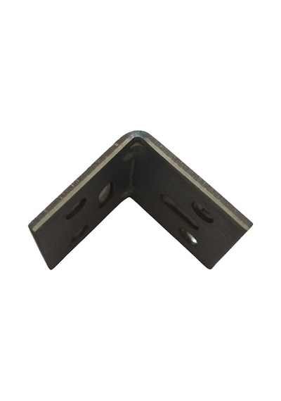 Cateksss Mobilya Dolap Köşe Bağlantı Sabitleme L Demir Gönye No:7 30x2x25x25 Mm - 45 Li Paket Altın