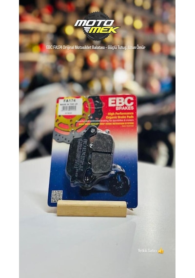 Yamaha Xsr 700 Abs Arka 16-21 Ebc Fa174  Motosiklet Balatası Güçlü Tutuş, Uzun Ömür