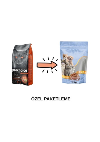 Prochoice Somonlu-karidesli Kısır Kedi Maması Paketten Bölme Doypack 1 Kg Diğer