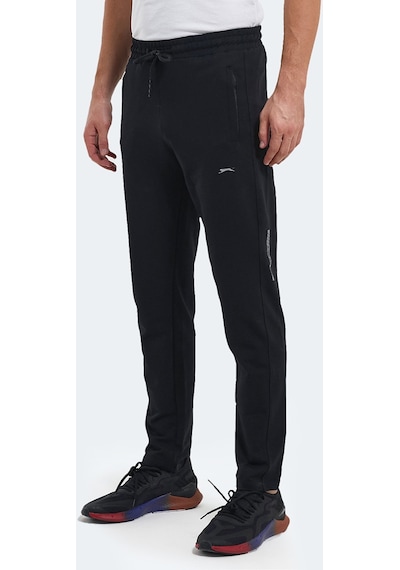 Slazenger OLIVA IN Erkek Cepli Siyah Eşofman Altı