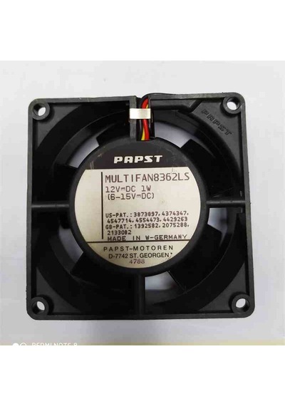 8362ls 12v 1w 80x80x32 Papst Fan