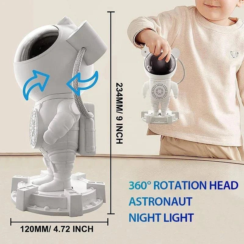 Rose Sp-608 Astronot Görünümlü Müzikli Ve Işıklı Kumandalı Bluetooth Gece Lambası