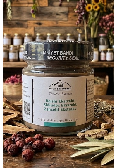 Nurbal Şifa Merkezi Reishi Sidiudez Zencefil Ekstrakt 120 G