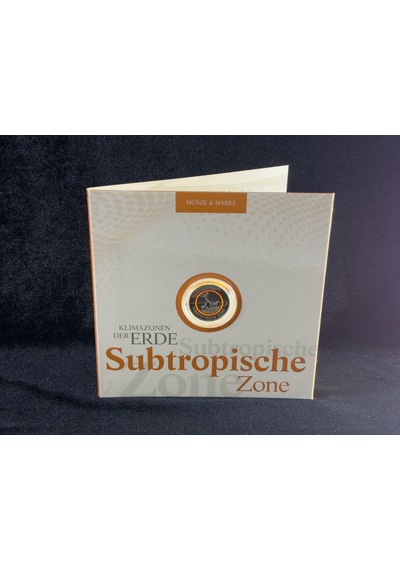 Almanya 5 Euro 2018 Subtropısche Zone Münze & Marke Özel Numısfolder Seti Pul Ve Para