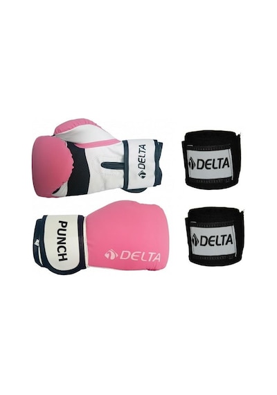 Delta_Store Delta Punch Dura-Strong Boks Eldiveni + Boks El Bandajı Seti (528737805)