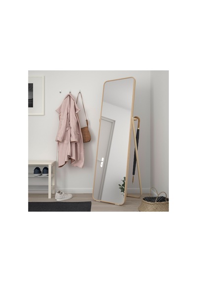 Ikea Ikornnes Ayaklı Boy Aynası 52x167 Cm Naturel