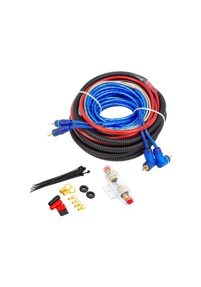 Magicvoice Mv-2760 8ga Profesyonel Oto Amfi Güç Bağlantı Montaj Kablo Seti Belirtilmemiş