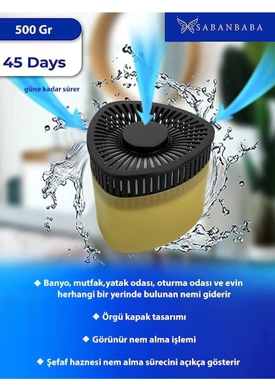 Saban Rutubet Giderici Nem Alma Cihazı Üçgen Kokulu Kokusuz Vanilya Diğer