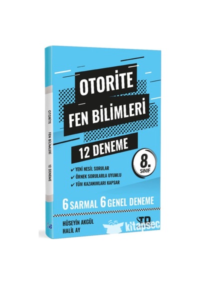 Lgs Fen Bilimleri 8. Sınıf 12 Deneme Otorite / Halil Ay / Tandem Yayınları / 9786058004351