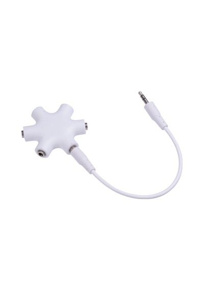 Kulaklık Çoklayıcı 5 Port 3.5Mm Çoğaltıcı Apple Uyumlu iPhone iPad Samsung Lg