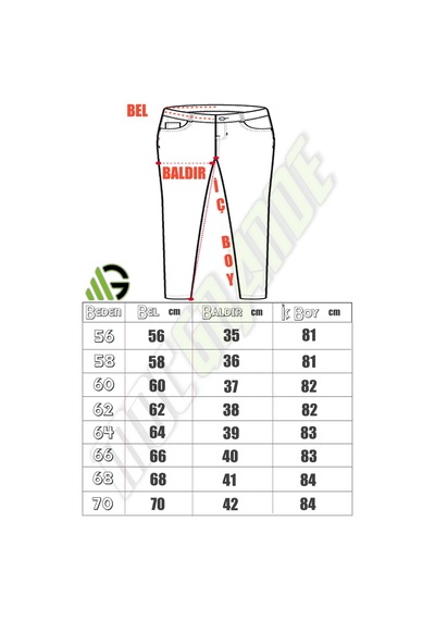 Moc Grande Mocgrande Büyük Beden Kot Pantolon Power Lycra Comero 11914 Koyu Lacivert Koyu Lacivert