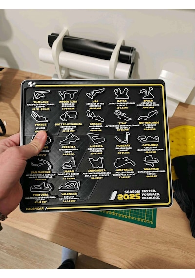 Moto Gp 2025 Motogp Sezon Özeti Takvimi Yarış Tutkunlarına Özel Dekoratif Tablo