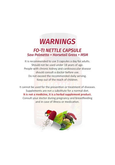 Gökçek Şifa Fo-Ti 1000 MG Isırgan Kapsül 60 Kapsül