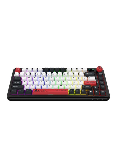 Ak820 Max Plus-hot-swap-dinamik Rgb Mekanik Oyun Klavyesi Mute Switch-tft Ekran