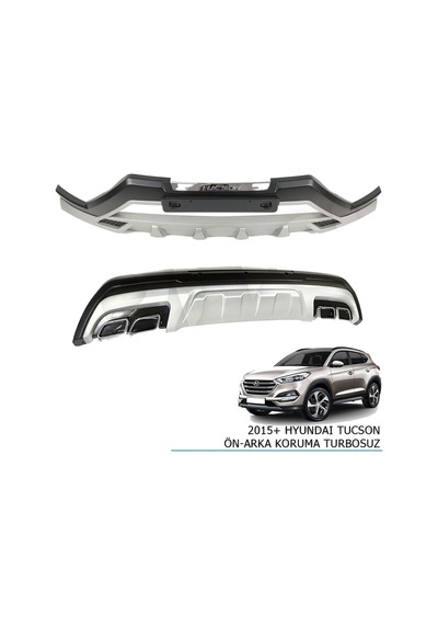 Hyundai Tucson Ön-arka Tampon Koruması 2015-2018 Model 2