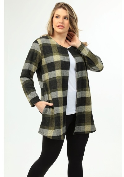 Desenli Büyük Beden Sweatshirt 27B-1939 552177863 Çok Renkli