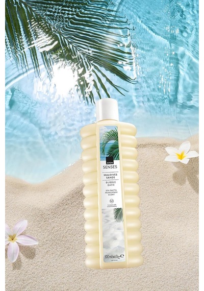 Avon Senses Maldives Sands Deniz Tuzu Ve Frangipani Kokulu Banyo Köpüğü 500 Ml 285 ML