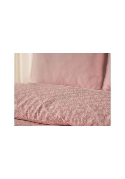 Doqu Home Floren Nevresim Takımı / Yatak Örtüsü Seti Tek Kişilik Pembe