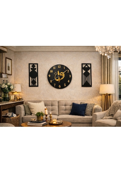 Duvar Saati Şık Ve Tasarım No 21 Çok Renkli