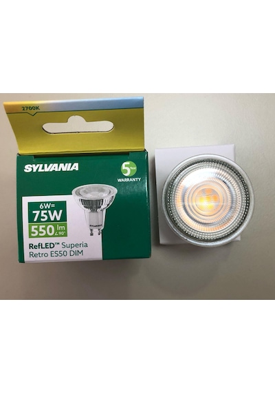 Sylvanıa Dimli 6w 75w 550 Lümen Gu 10 2700 Kelvin Led Spot 25,