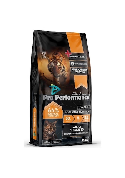 Pro Performance Ultra Premium Tavuklu Ve Pirinçli Kısırlaştırılmış Yetişkin Kedi Maması 15 Kg