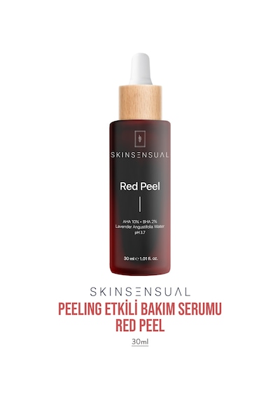 Skin Sensual Red Peel (aha 10%, Bha 2%) Canlandırıcı Ve Cilt Tonu Eşitleyici Kırmızı Peeling Serum
