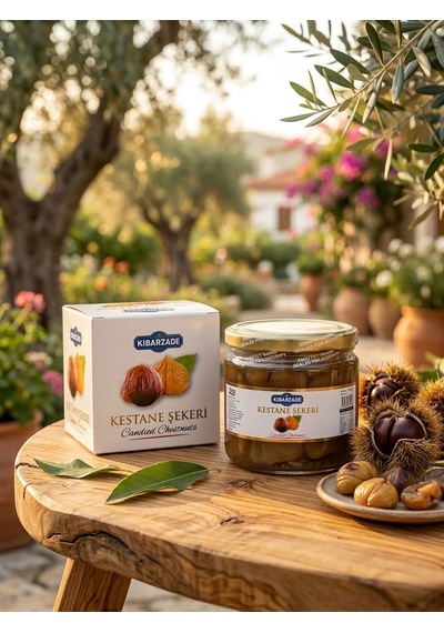 Kestane Şekeri - Şerbetli Kavanoz - 450 Gr