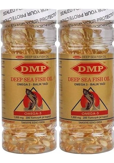 Dmp Omega 3 Balık Yağı 1000 Mg 400 Softgel Hap Kutusu