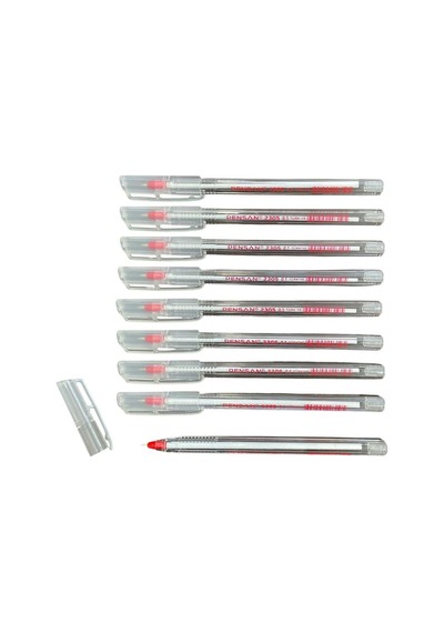 2305 İğne Uçlu 0.5 Mm Üçgen Gövde Kırmızı - 10 Adet